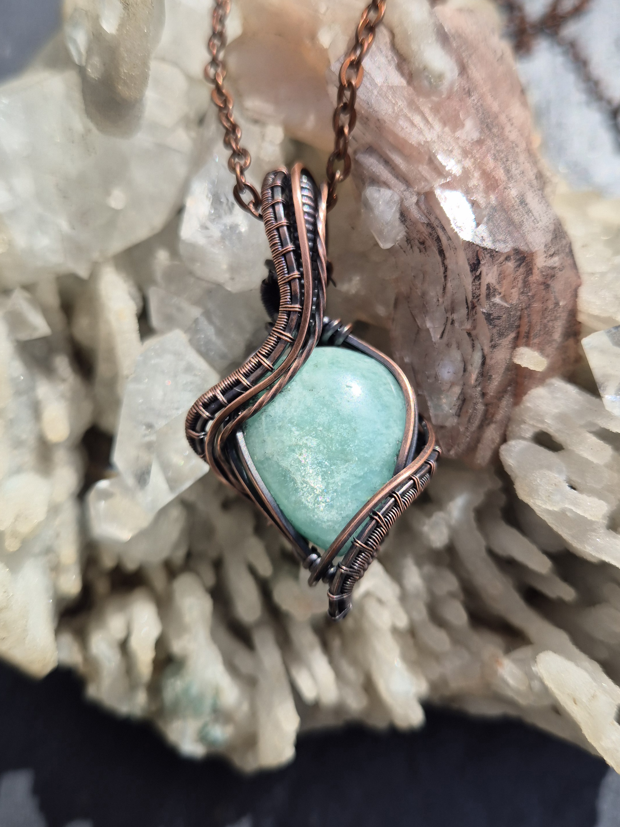 Amazonite Pendant, catalogue piece 31