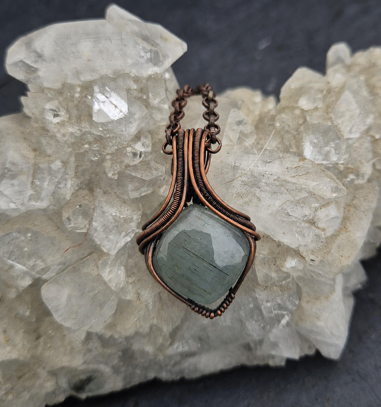 Aquamarine Pendant, catalogue piece 02
